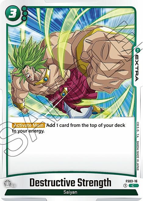 Destructive Strength Card Front