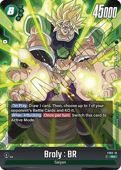 Broly : BR Card Front