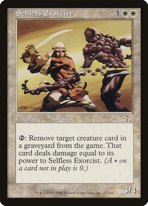 Selfless Exorcist Card Front