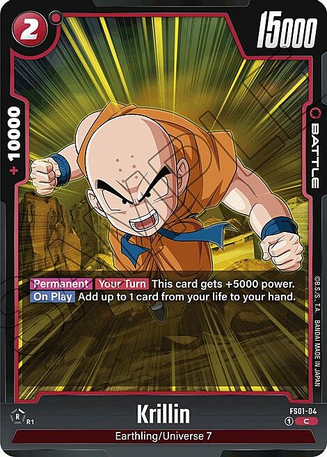 Krillin Card Front