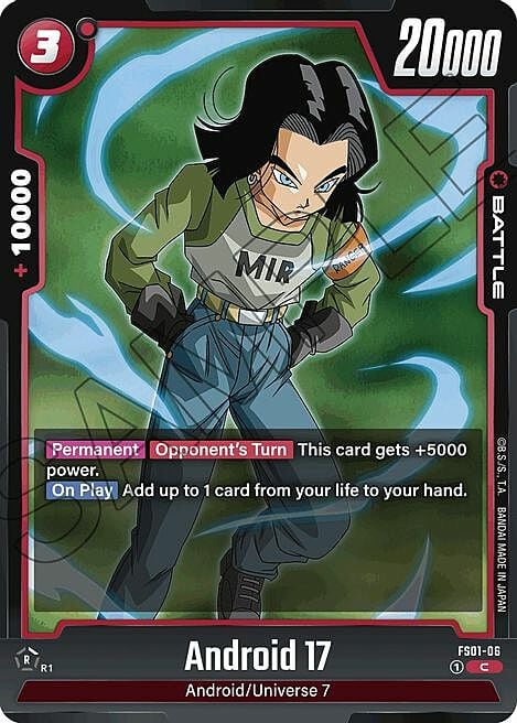 Android 17 Card Front