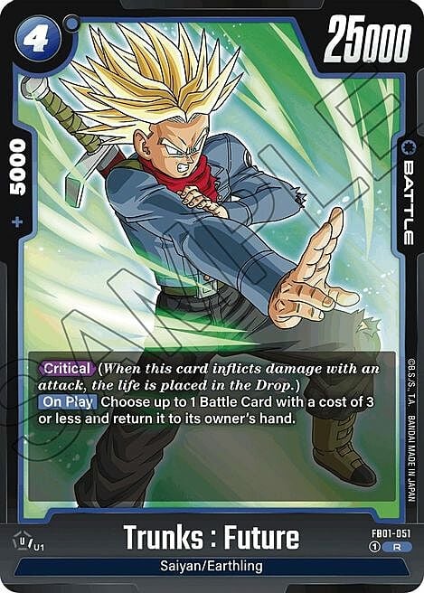 Trunks : Future Card Front