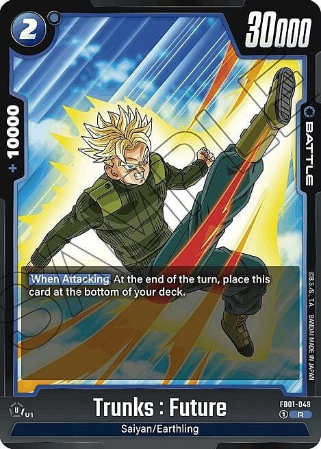 Trunks : Future Card Front