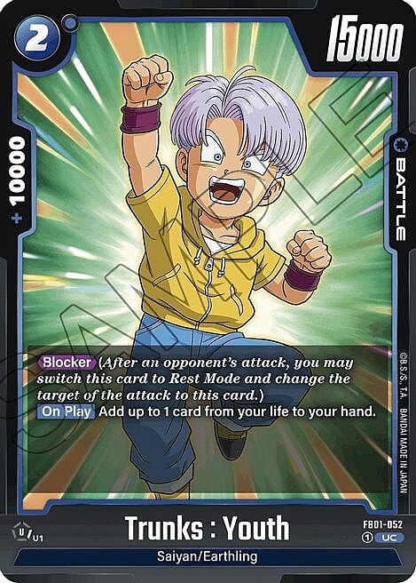 Trunks : Youth Card Front