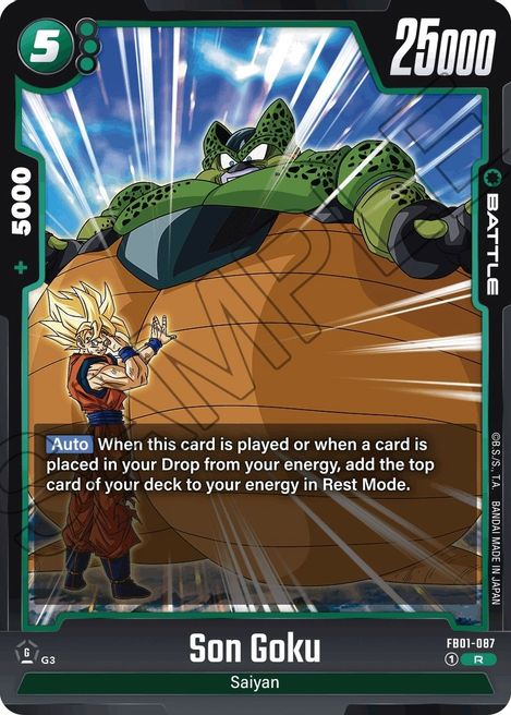 Goku Noir (Alt Art) FB01-035 L Awakened Pulse - Dragon Ball Fusion World