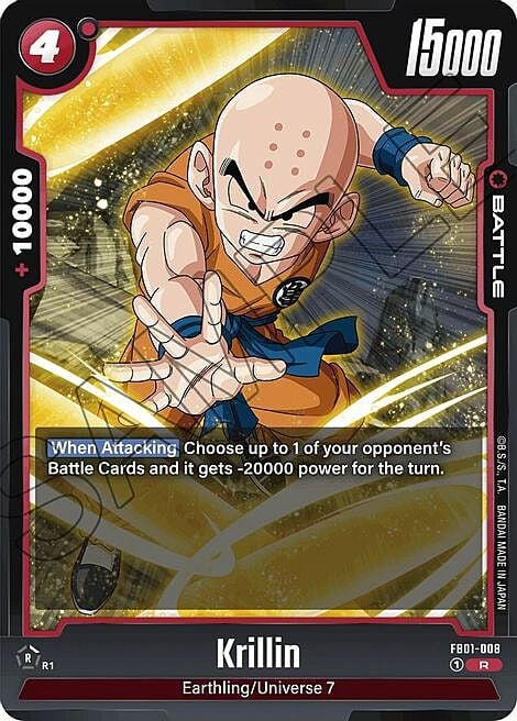 Krillin Card Front