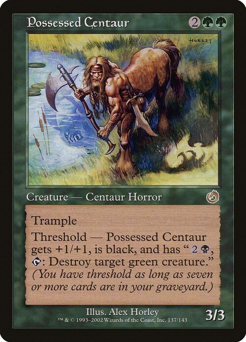 Possessed Centaur Card Front