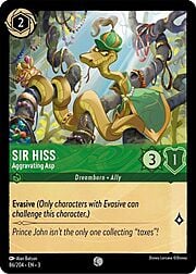 Sir Hiss - Aggravating Asp 086