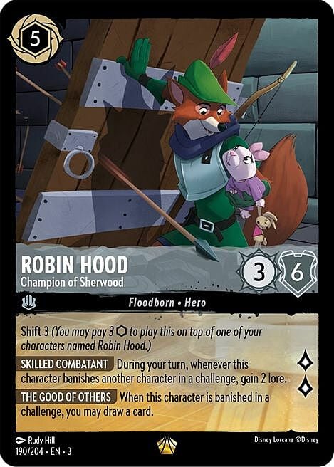 Robin Hood - Champion of Sherwood Card Front