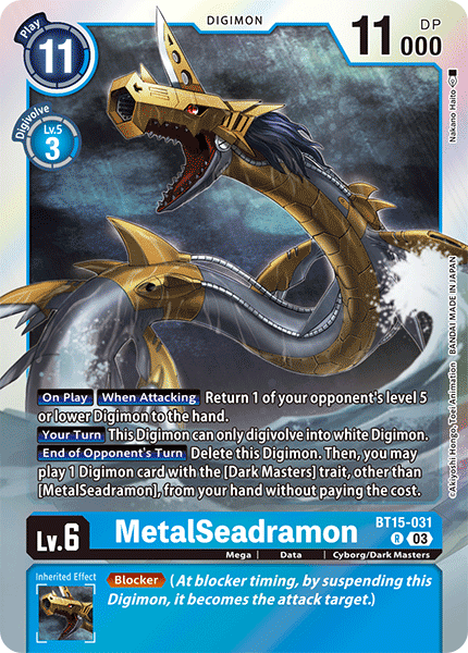 MetalSeadramon Card Front