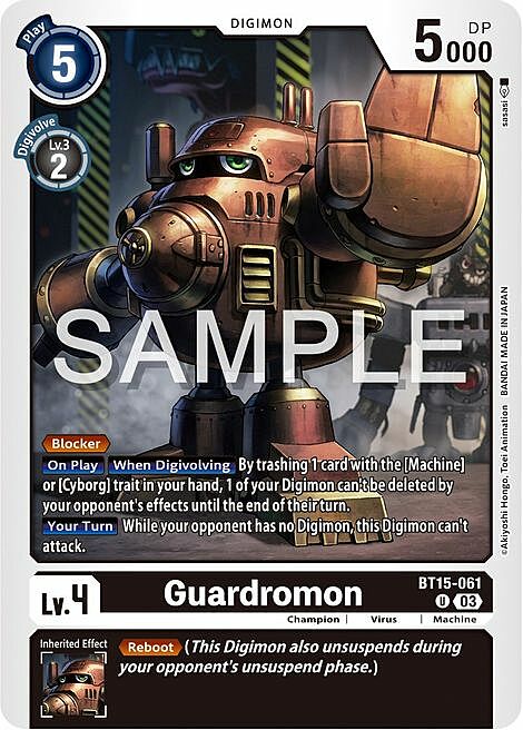 Guardromon Card Front