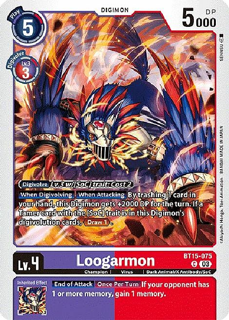 Loogarmon Card Front