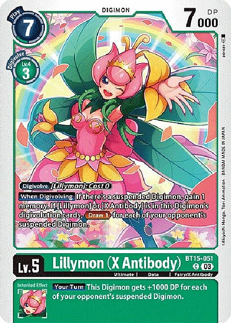 Lillymon (X Antibody) Card Front