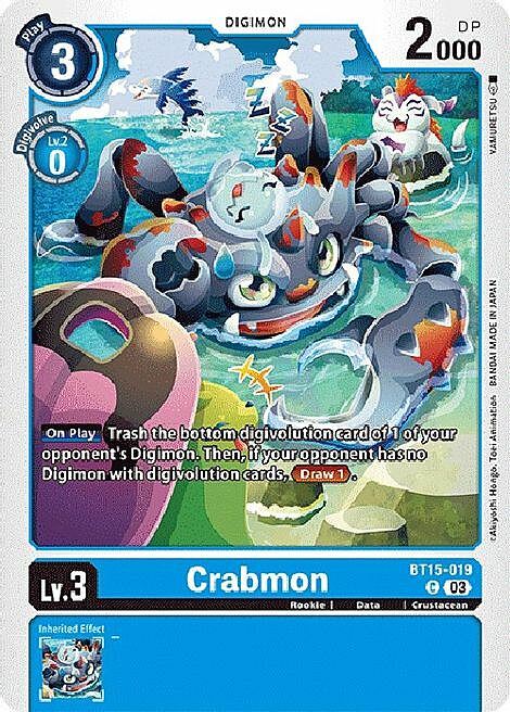 Crabmon Card Front
