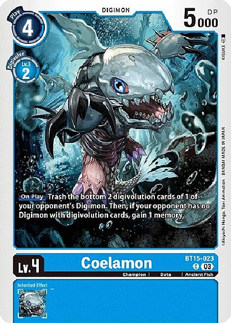 Coelamon Card Front