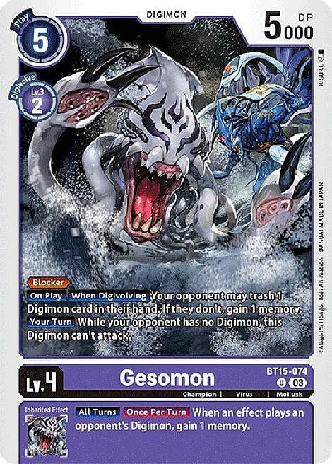 Gesomon Card Front