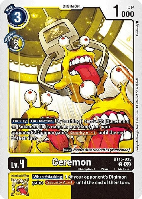 Geremon Card Front