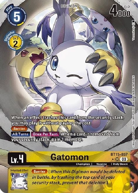 digimon card game exceed apocalypse Gabumon [BT15-020] (Alternate Art) [Exceed Apocalypse]  Dungeons & Javas 24 4 popular Tamers including Matt from the Digimon Adventure anime not included in BT14 are here Gatomon BT-15: Exceed Apocalypse |