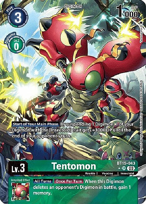Tentomon Card Front