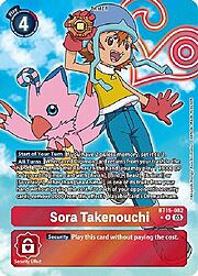 Sora Takenouchi · Alternate Art BT15-082a