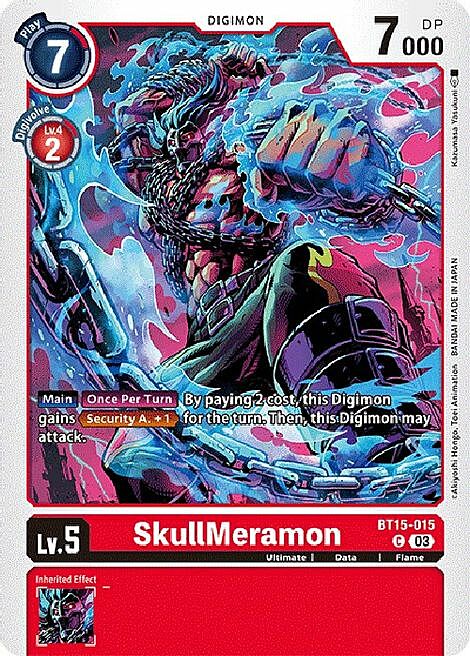 SkullMeramon Card Front