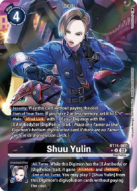 Shuu Yulin Card Front