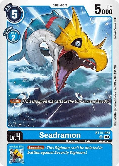 Seadramon Card Front