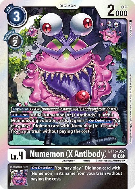 Numemon (X Antibody) BT-15: Exceed Apocalypse | Digimon | CardTrader