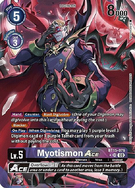 Myotismon Ace Card Front