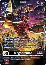 Megadramon · Alternate Art BT15-064a
