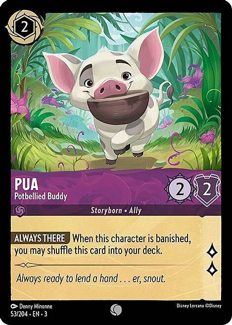 Pua - Potbellied Buddy Card Front