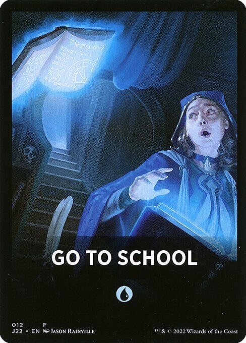 Jumpstart Pack Summary Card: Go to School Card Front