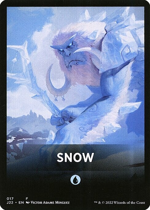 Jumpstart Pack Summary Card: Snow Card Front