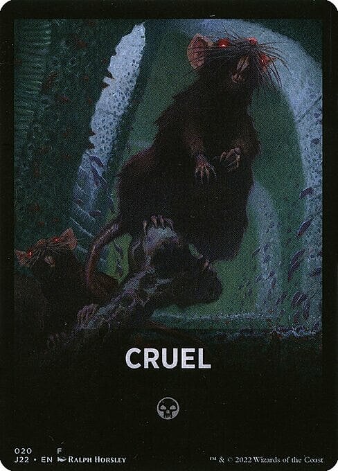 Theme Card: Cruel Card Front