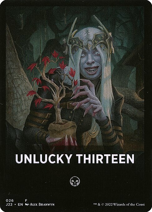 Theme Card: Unlucky Thirteen Card Front