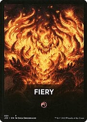 Jumpstart Pack Summary Card: Fiery