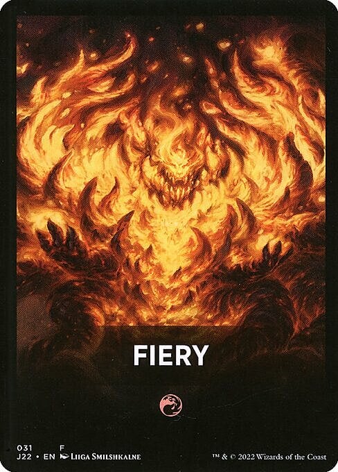 Theme Card: Fiery Card Front