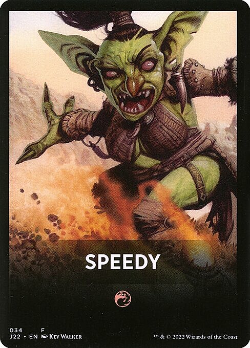 Theme Card: Speedy Card Front