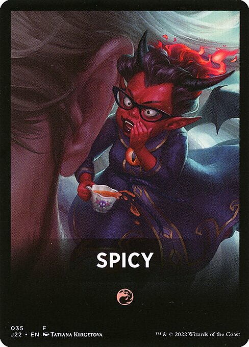 Theme Card: Spicy Card Front