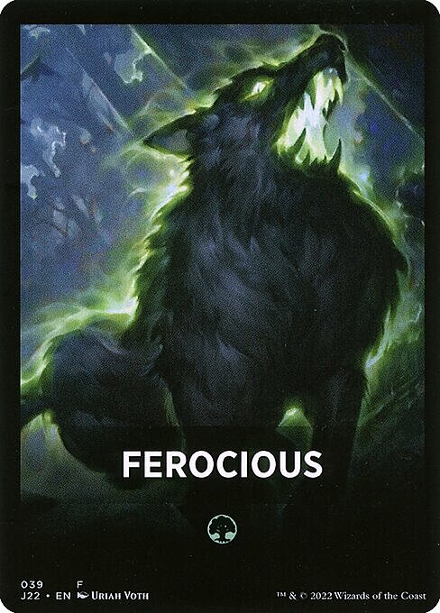 Theme Card: Ferocious Card Front