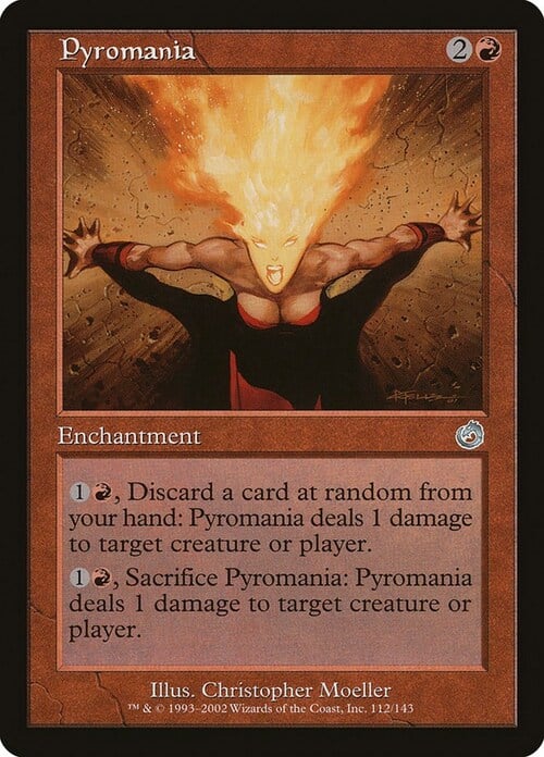 Pyromania Card Front