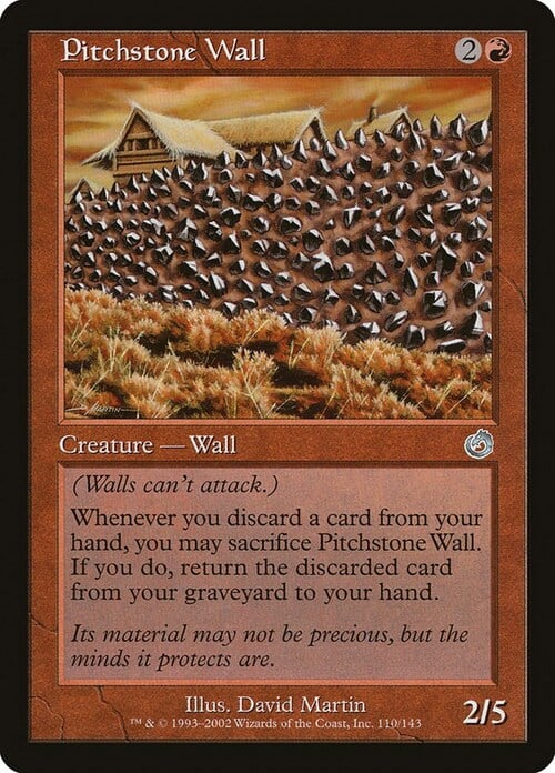 Pitchstone Wall Card Front