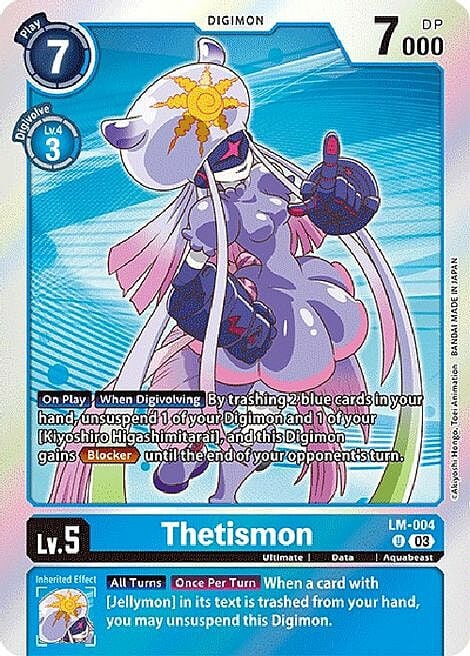 Thetismon Card Front
