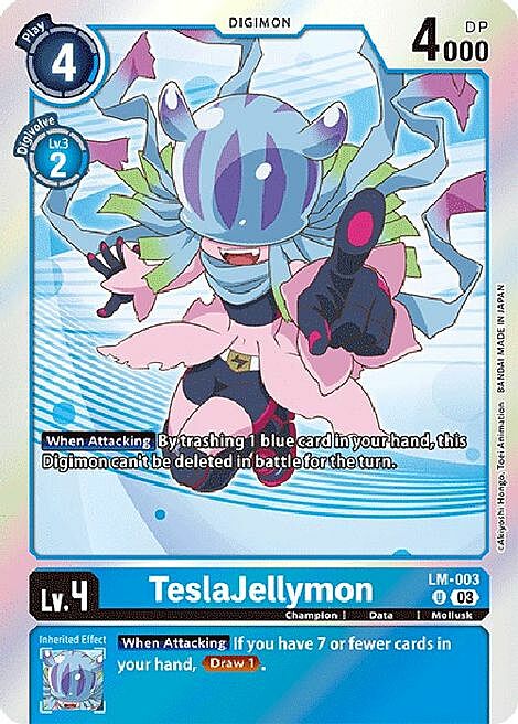TeslaJellymon Card Front