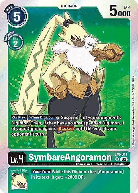 SymbareAngoramon Card Front