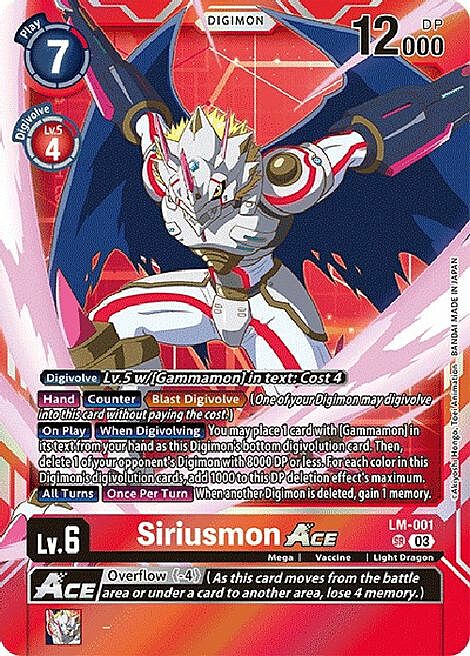 Siriusmon Ace Card Front