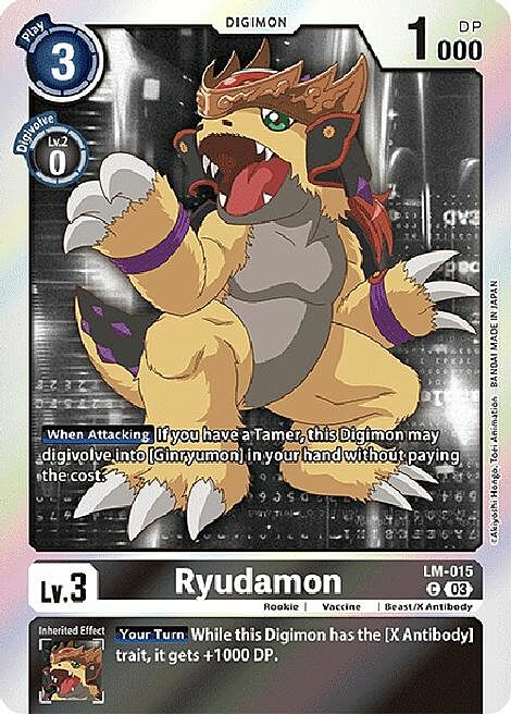 Ryudamon Card Front