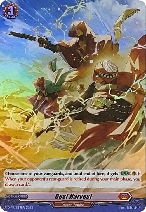 Best Harvest Card Front