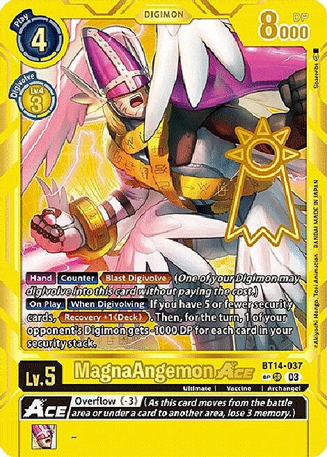 MagnaAngemon Ace Card Front