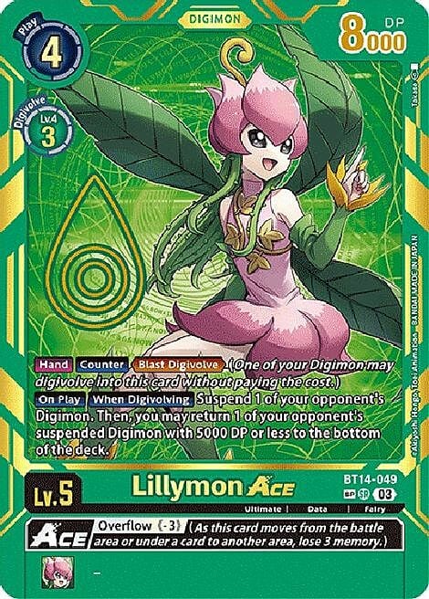 Lillymon Ace Card Front
